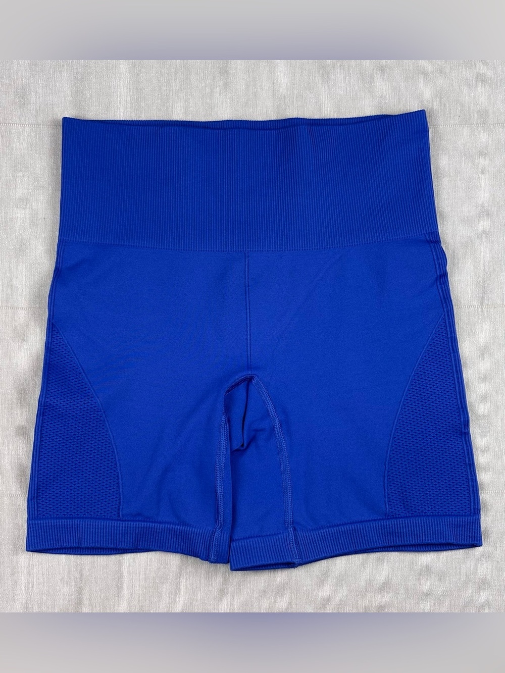 Lululemon Blue Seamless High Rise Biker Shorts Compression Yoga Training